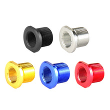 Load image into Gallery viewer, Aluminum Adapter Muzzle Thread Convert 1/2x28 TPI to 5/8x24 TPI w/ Washer